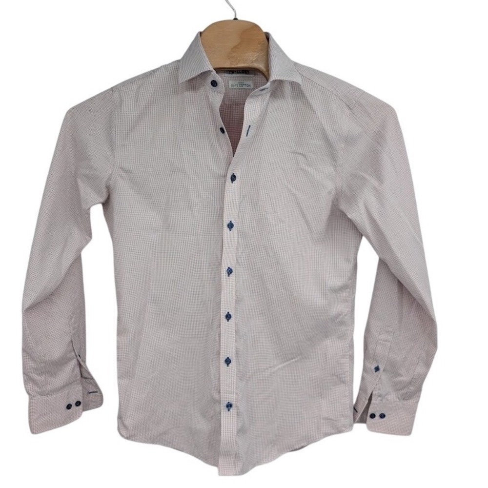 Twillory Long Sleeve button down dress‎ shirt 15.5 34/35 Tailored Fit